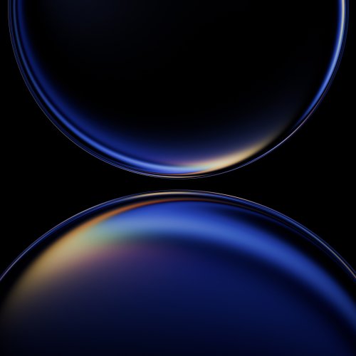 Abstract Blue Glass Spheres - Related StockWalls wallpaper