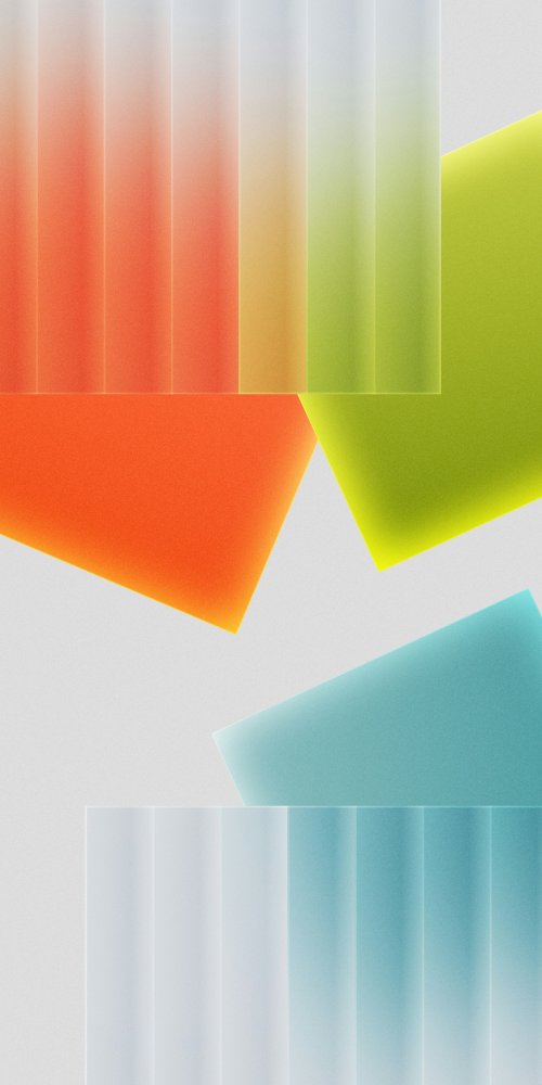 Colorful Geometric Glass Layers - Related StockWalls wallpaper
