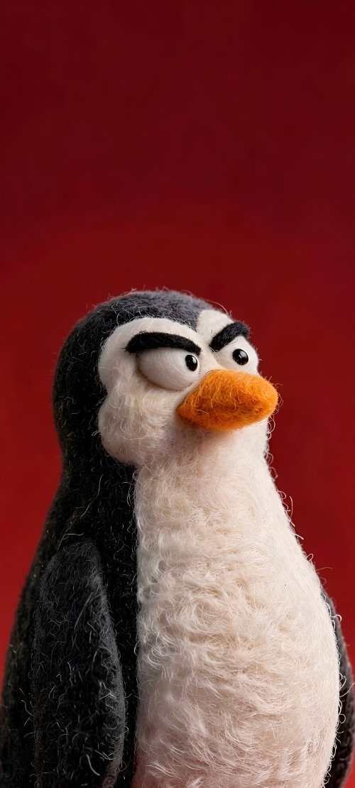 Grumpy Penguin OriginOS 7
