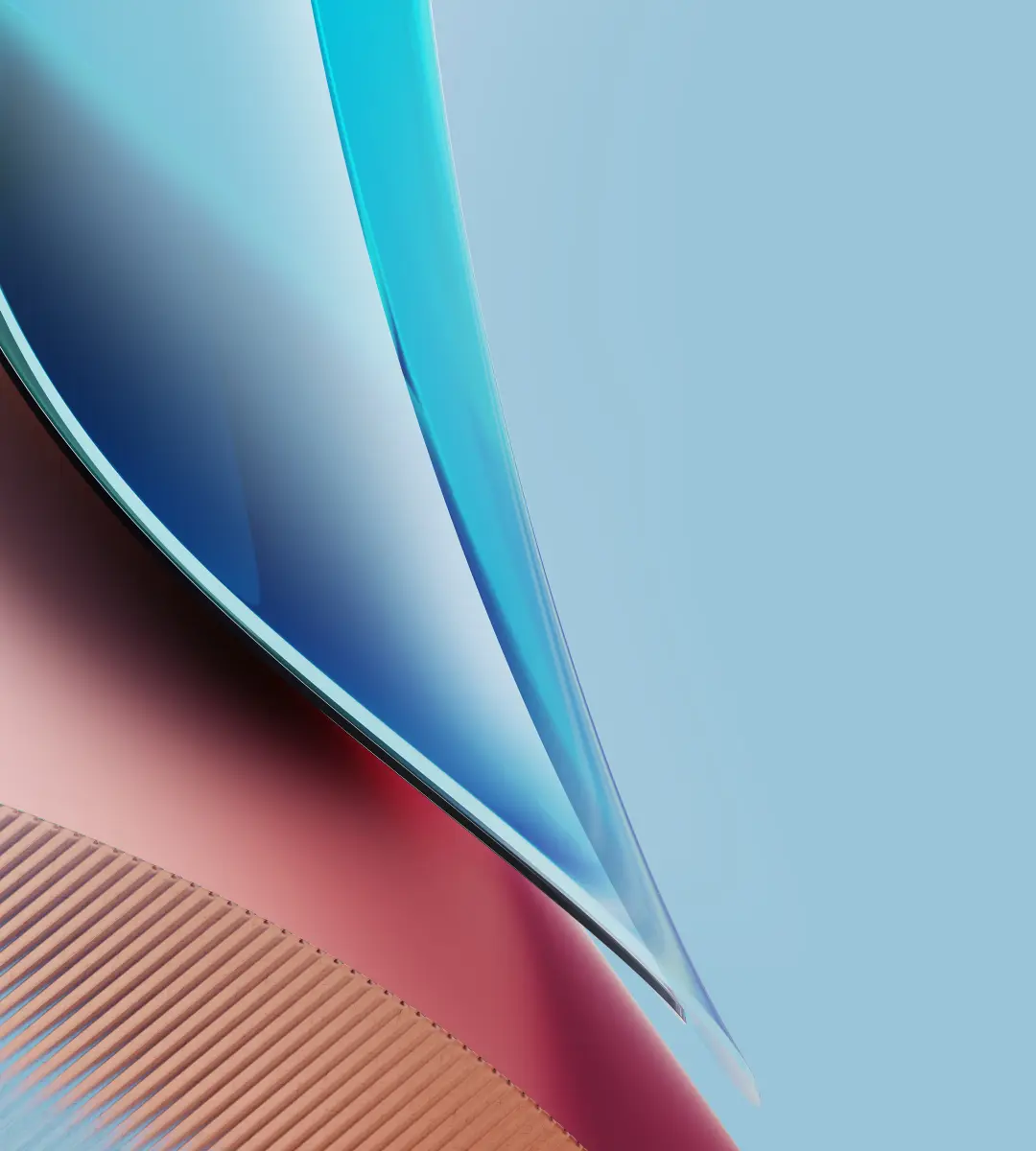 Abstract Blue and Pink
