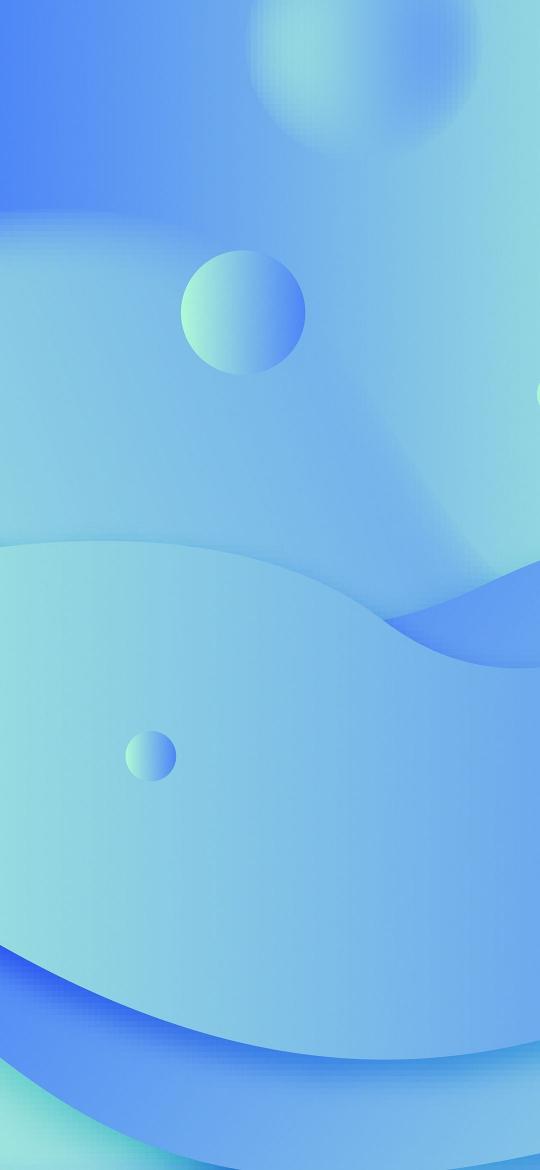 Abstract Blue Gradient Waves - Related Darkify wallpaper