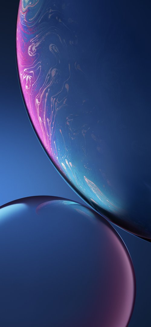 Abstract Blue Orb iPhone XR - apple Wallpaper