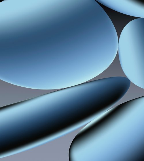 Abstract Blue Pixel Pro XL