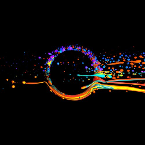 Abstract Colorful Splash Wallpaper - Related StockWalls wallpaper