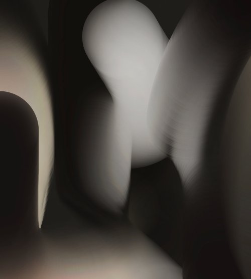 Abstract Dark Gray Flow