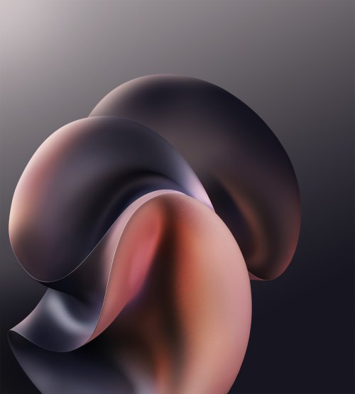 Abstract Flowing Forms