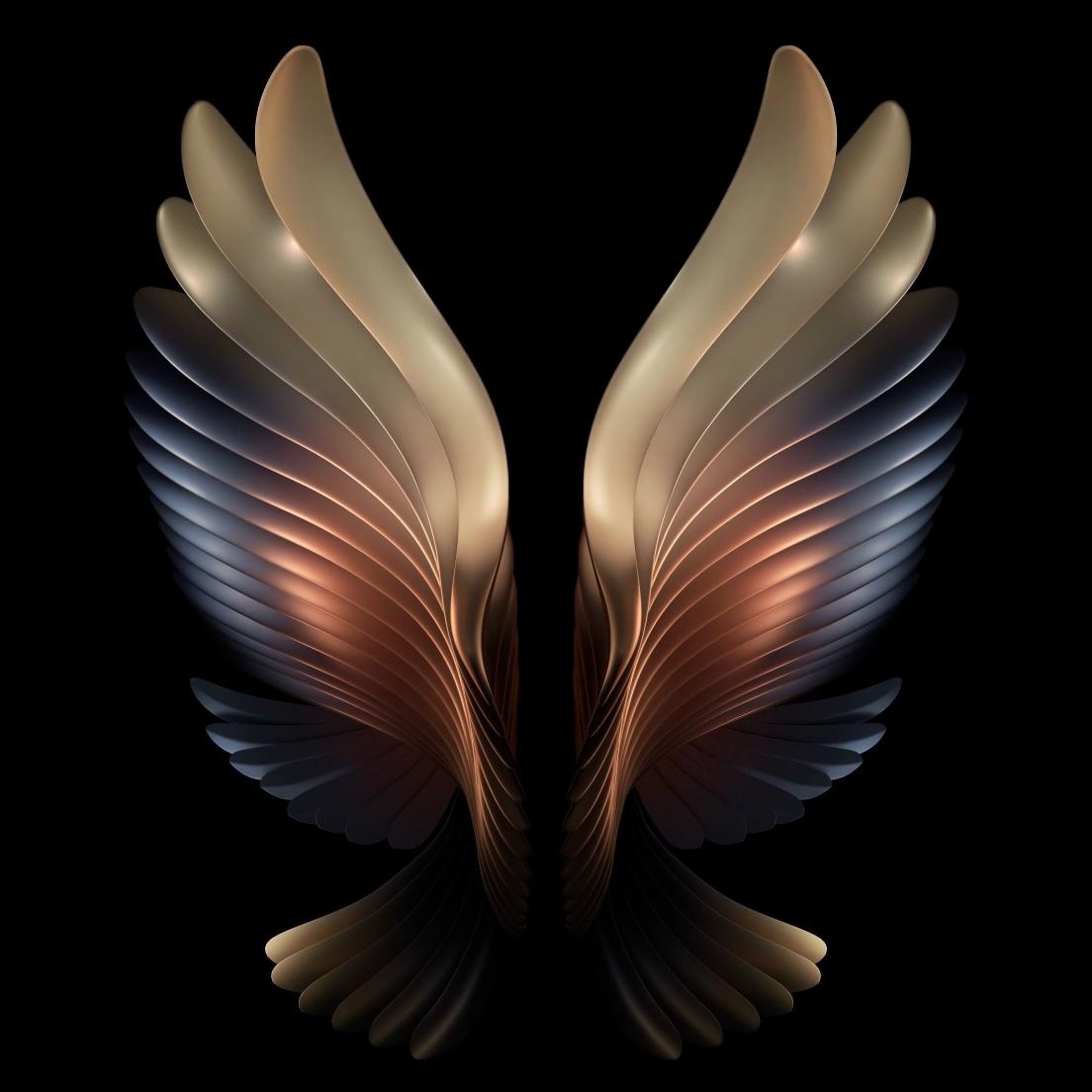 Abstract Golden Wings - Related StockWalls wallpaper