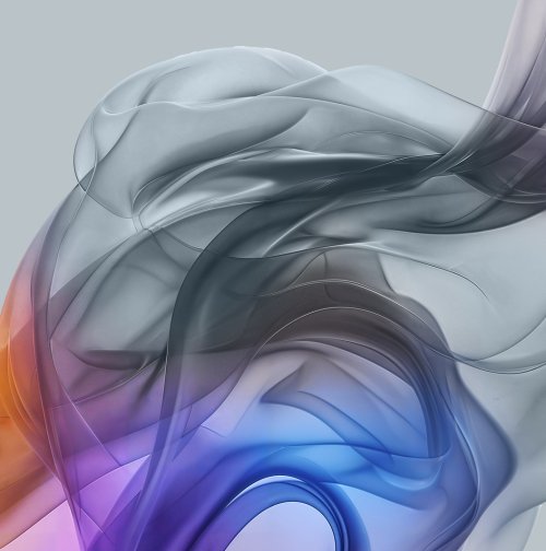 Abstract Gradient Flowing Shapes - Related StockWalls wallpaper