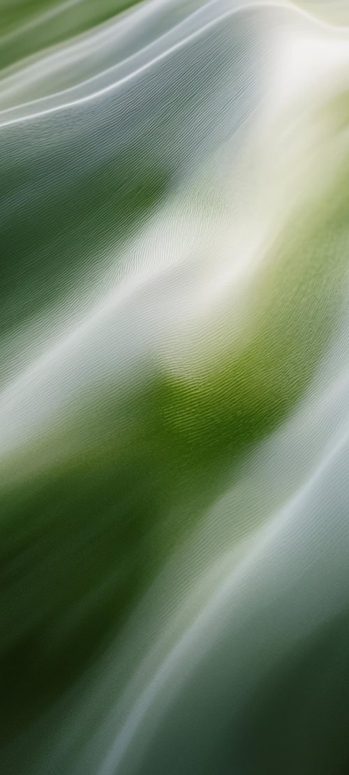 Abstract Green Waves