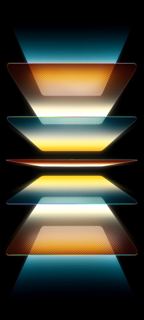 Abstract Layered Light Wallpaper 4k