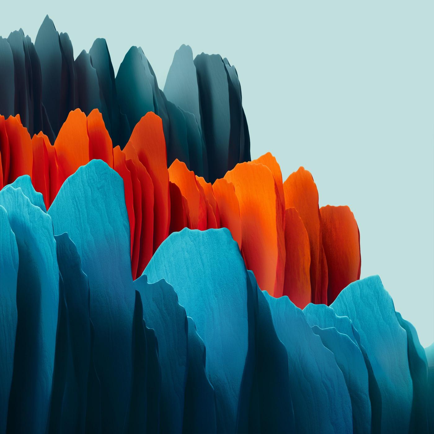 Abstract Mountain Landscape - Related OpersCraft wallpaper