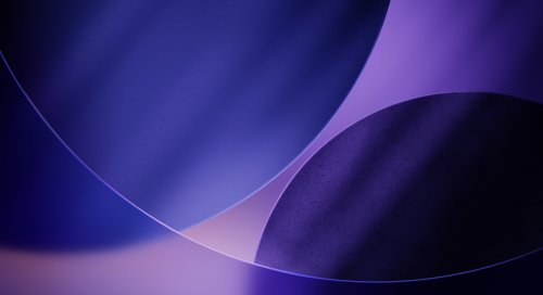 Abstract Purple Curves