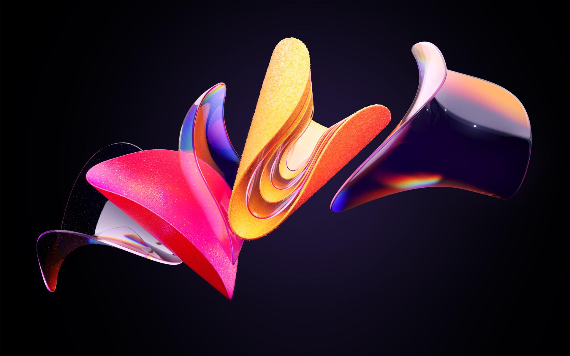 Abstract Swirl Sculpture - Related Desktop & Laptop wallpaper
