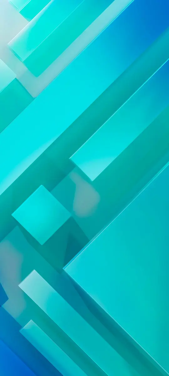 Abstract Teal Geometric Layers - Related StockWalls wallpaper
