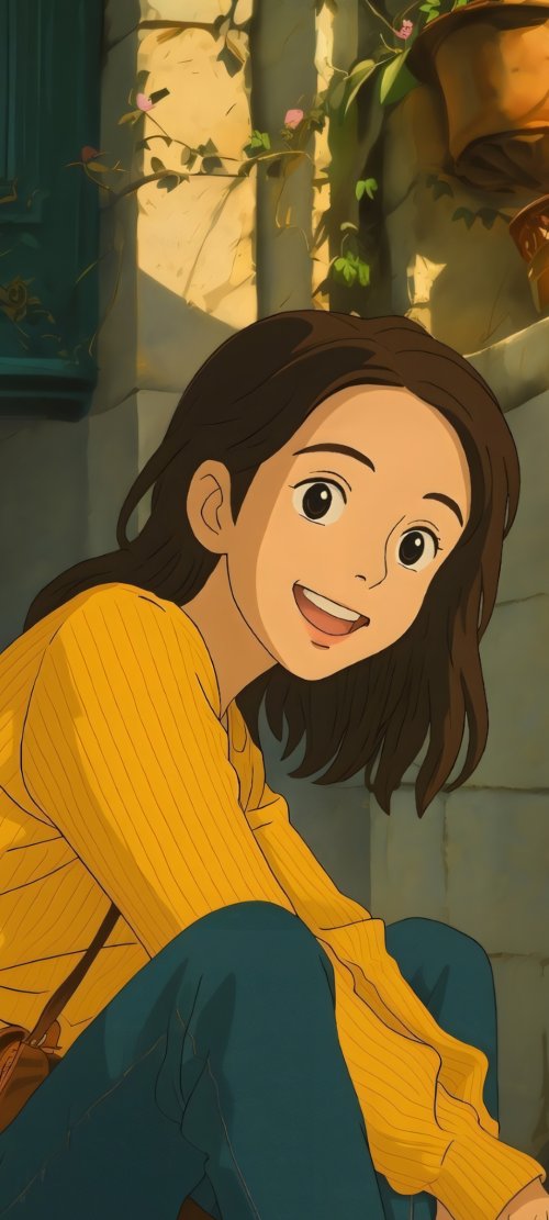 Anime Girl Smiling