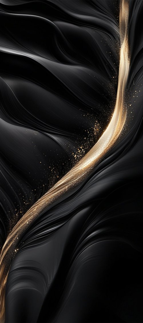 Black Gold Abstract Flow - Related OpersCraft wallpaper