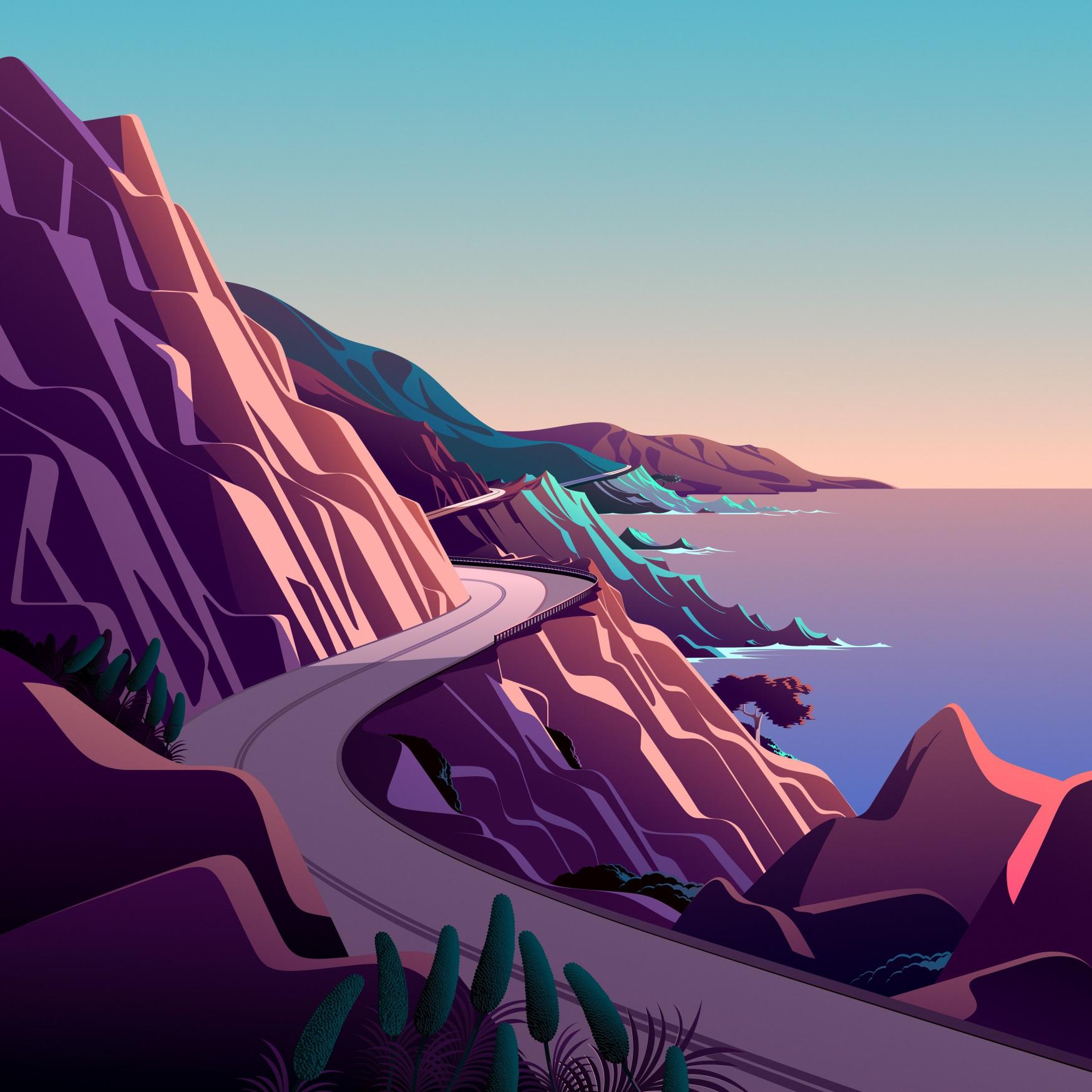 Coastal Mountain Road - Related StockWalls wallpaper