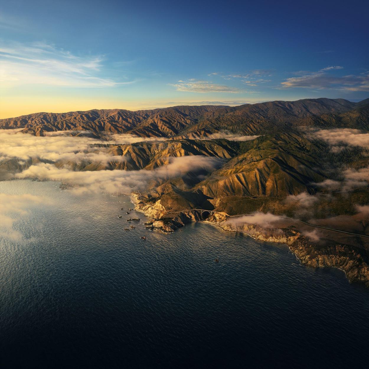 Coastal Mountains & Fog - Related Tablet wallpaper