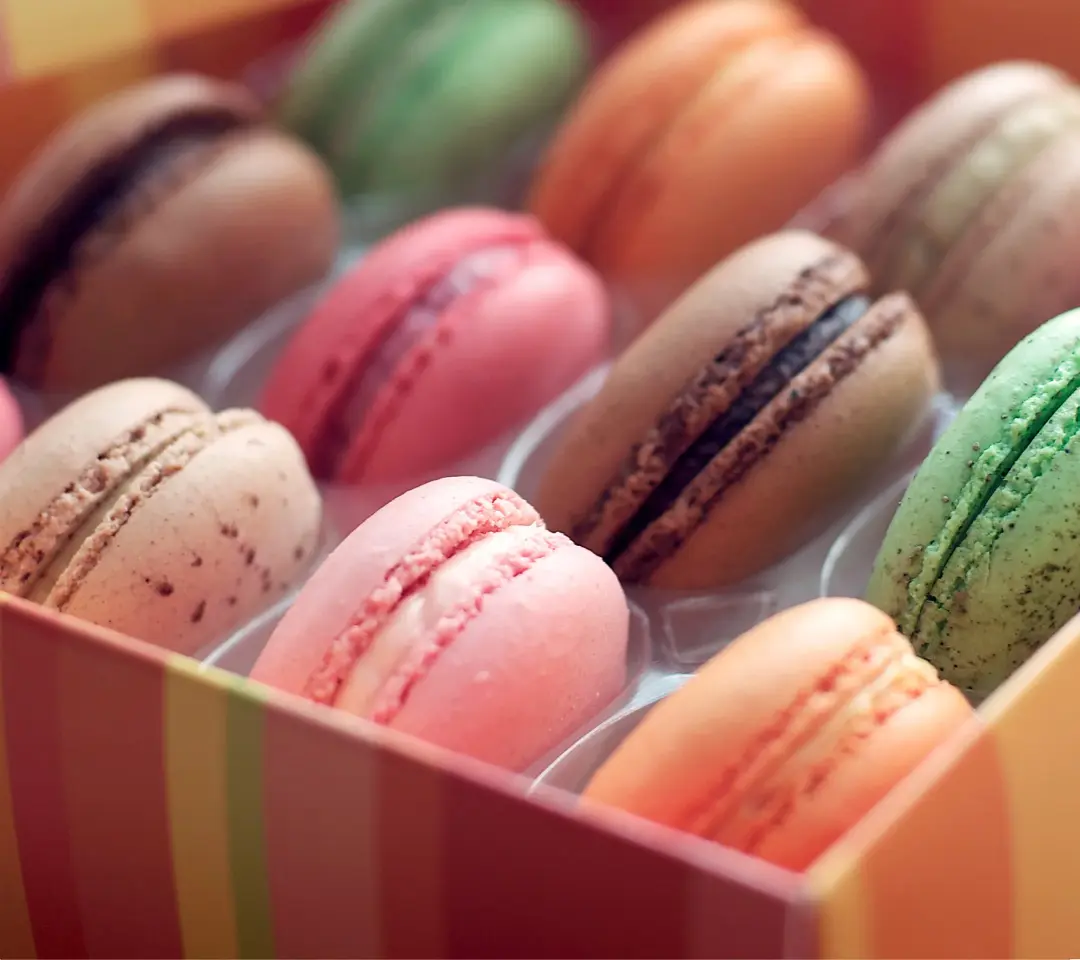 Colorful Macaron Assortment - Related StockWalls wallpaper