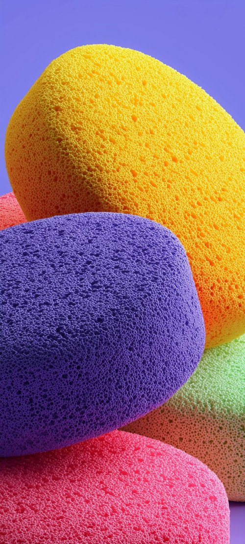 Colorful Sponge Texture Close-up - Related Tablet wallpaper