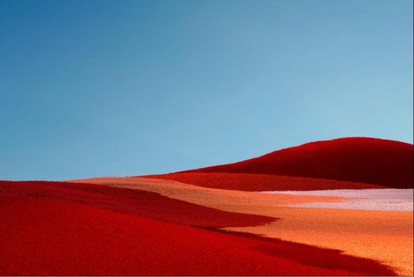 Crimson Rolling Hills - Related Desktop & Laptop wallpaper