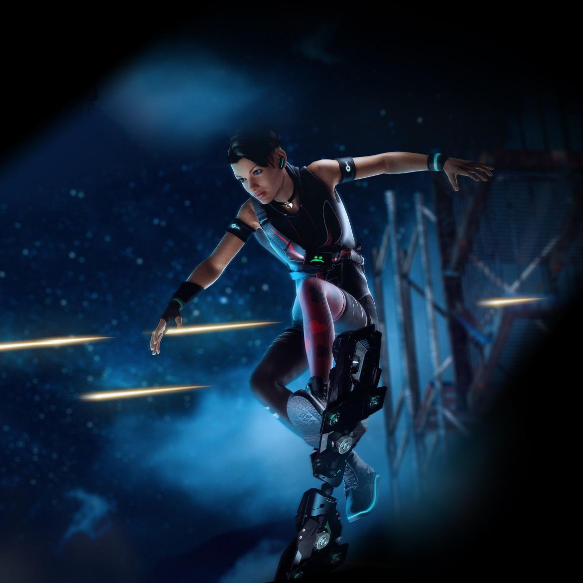 Cyberpunk Skater Girl - asus Wallpaper