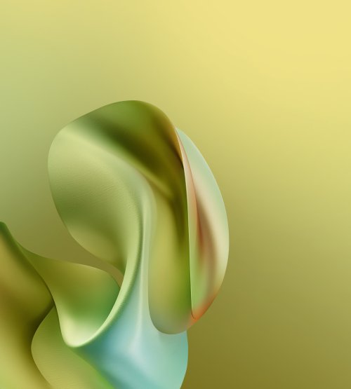 Flowing Fabric Abstract Wallpaper