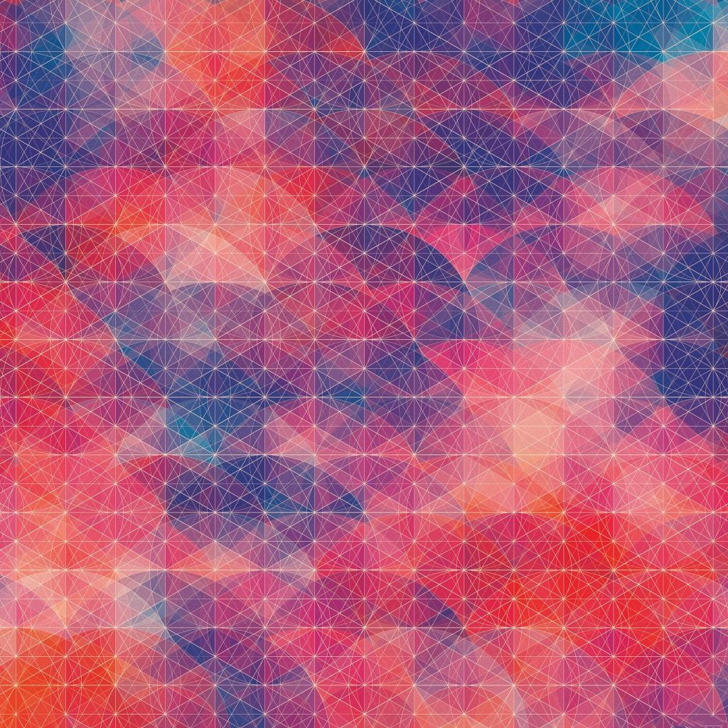 Geometric Gradient Sunset - apple Wallpaper