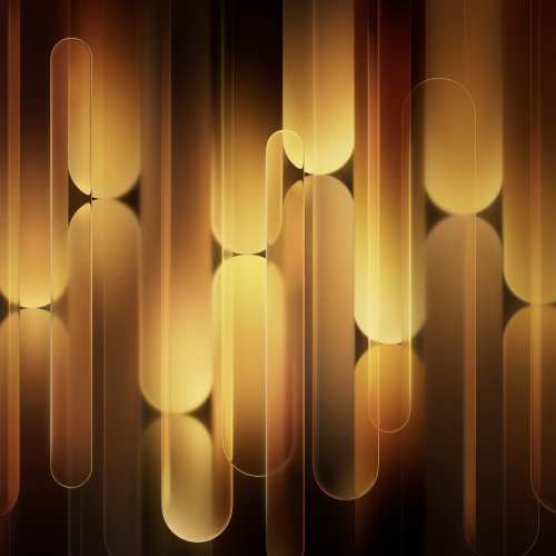 Golden Abstract Pillars