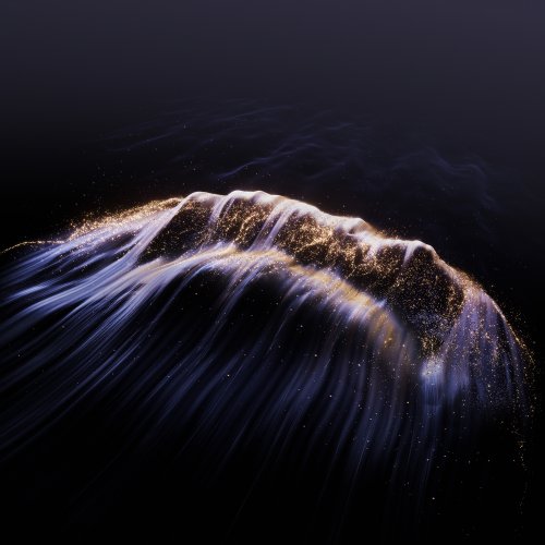 Golden Nebula Flow