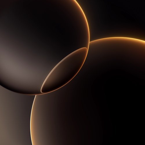 Golden Orb Abstract