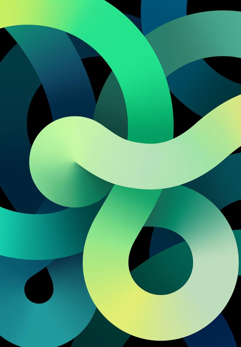 Gradient Ribbon Abstract - Related StockWalls wallpaper
