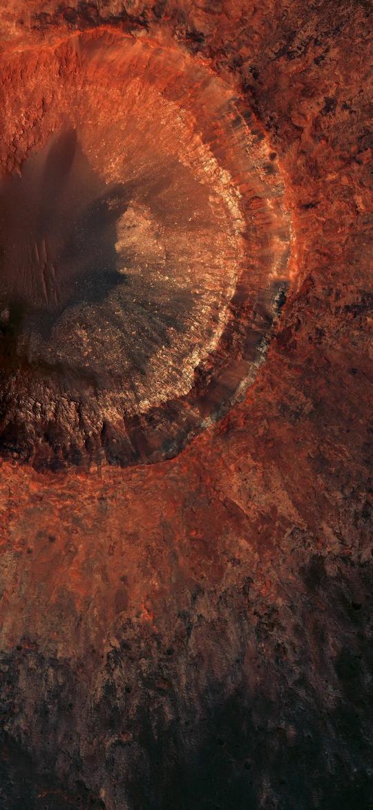Martian Crater Landscape - Related OpersCraft wallpaper