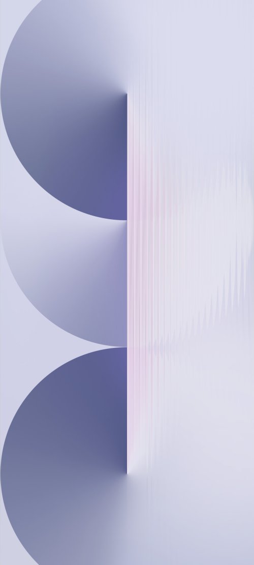 Minimal Purple Curve Wallpaper