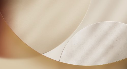Minimalist Beige Curves
