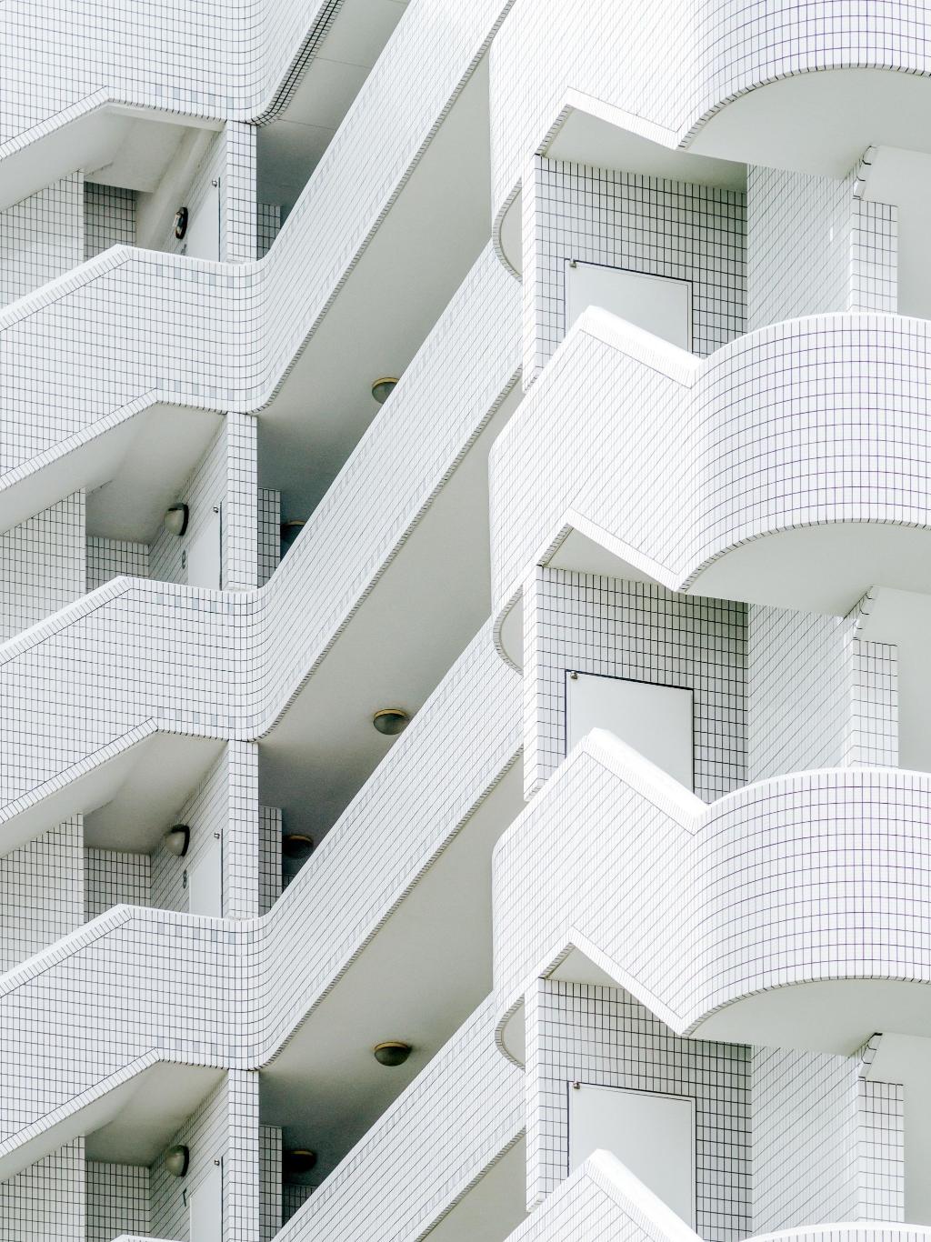 Modern Tiled Architecture - Related StockWalls wallpaper