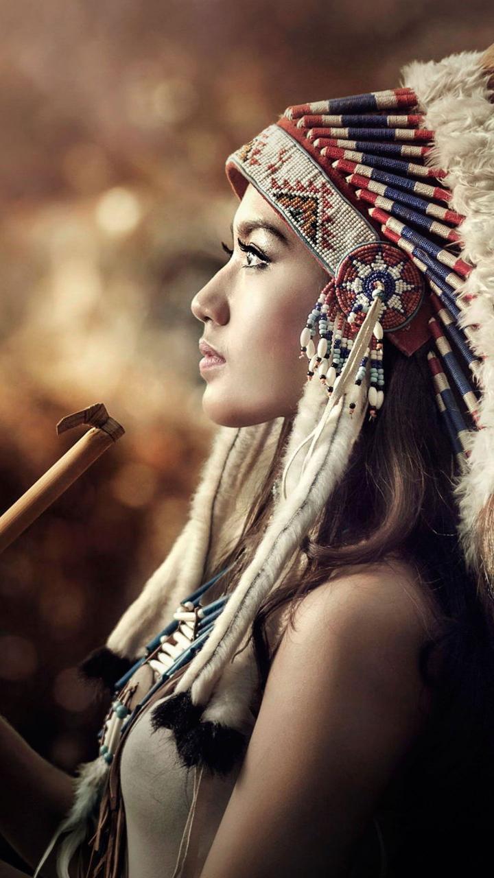 Native American Woman Profile - Related StockWalls wallpaper