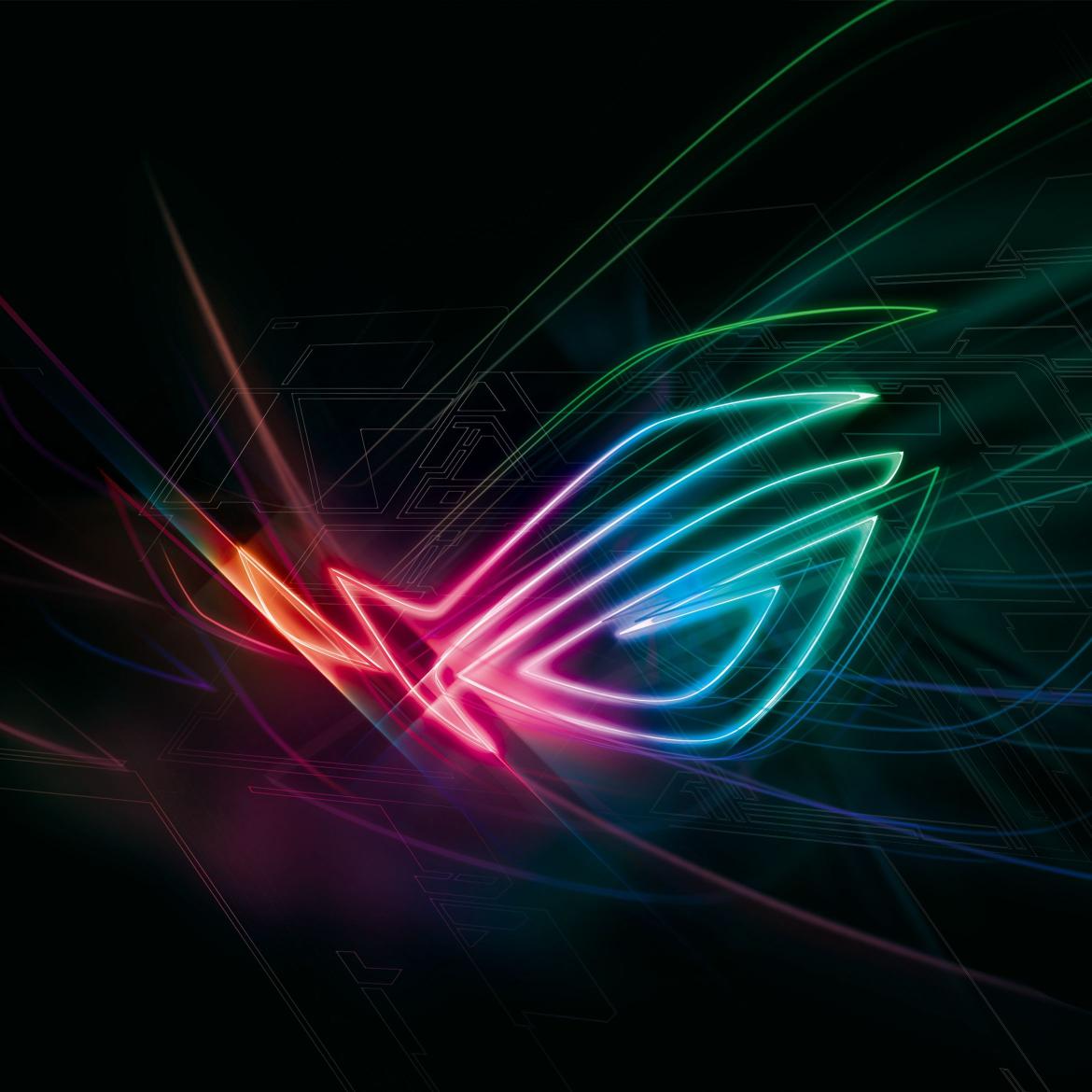 Neon ROG Logo Abstract - Related StockWalls wallpaper