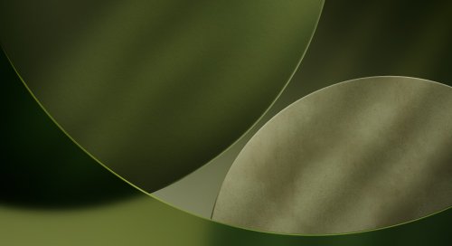 Organic Green Curves Wallpaper