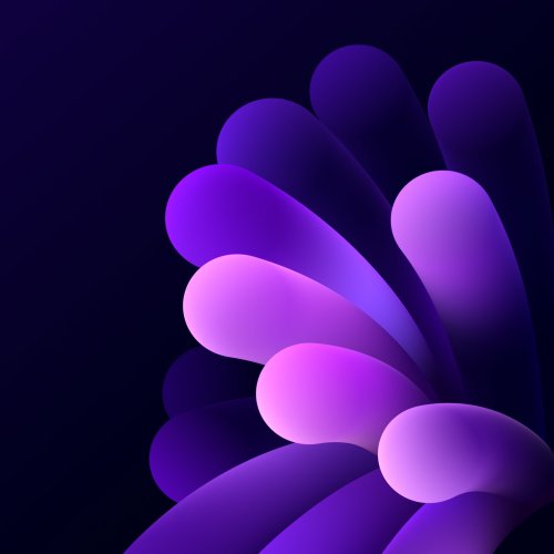 Purple Abstract Flow