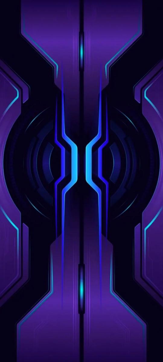 Purple Neon Tech - Related StockWalls wallpaper