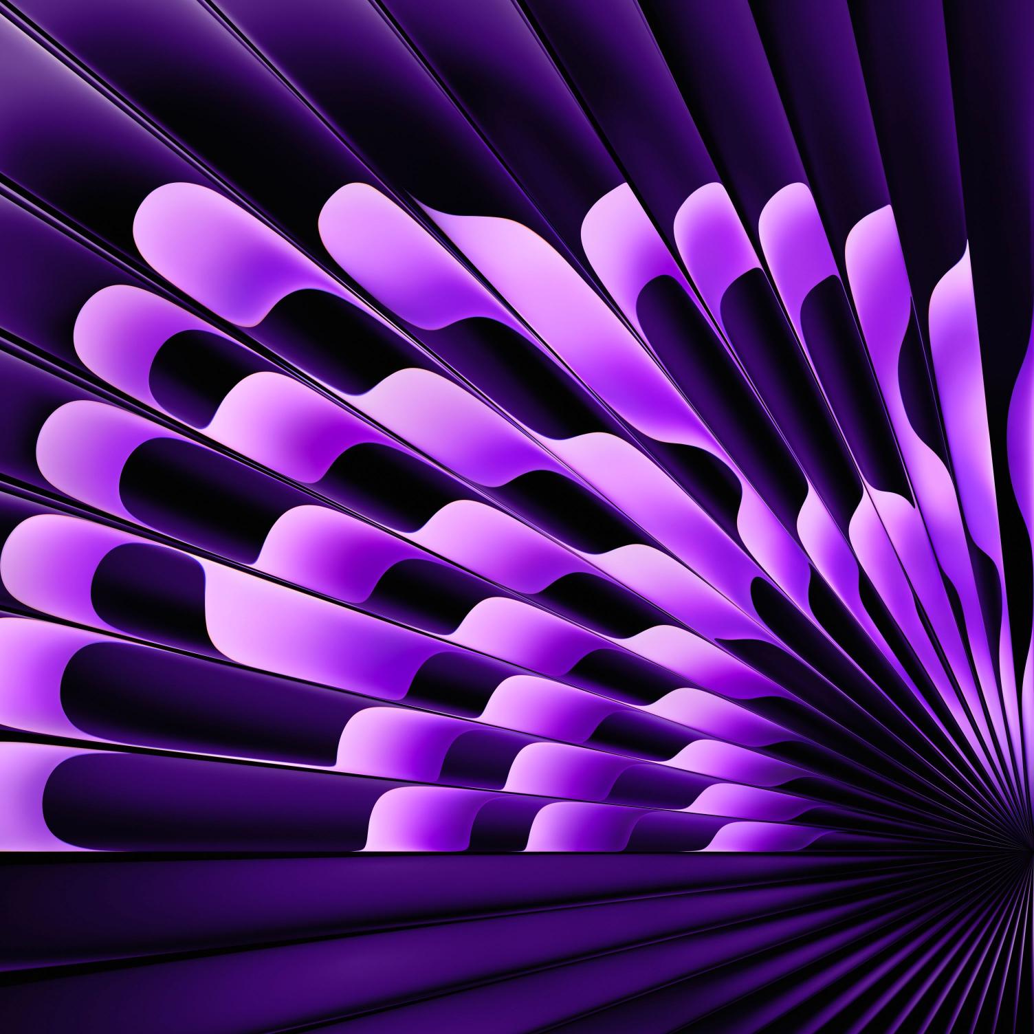 Purple Wave Abstract - Related Tablet wallpaper