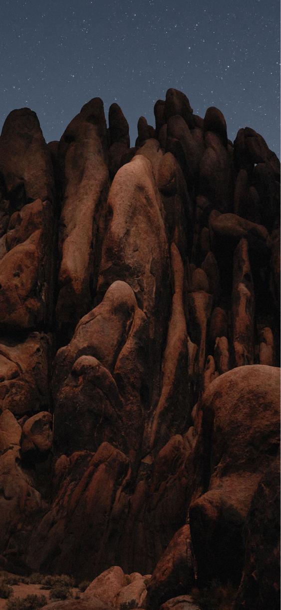 Rocky Desert Nightscape - Related StockWalls wallpaper