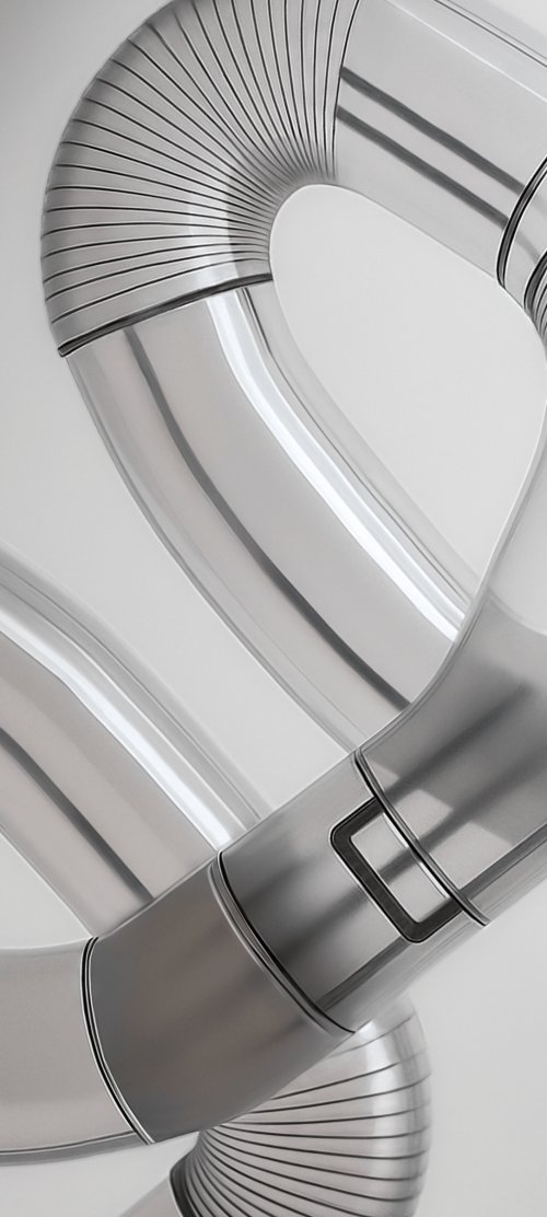 Sleek Metallic Tubes