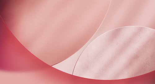 Soft Pink Curves Wallpaper