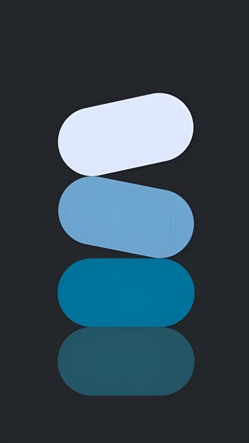 Stacked Blue Ovals - Related StockWalls wallpaper