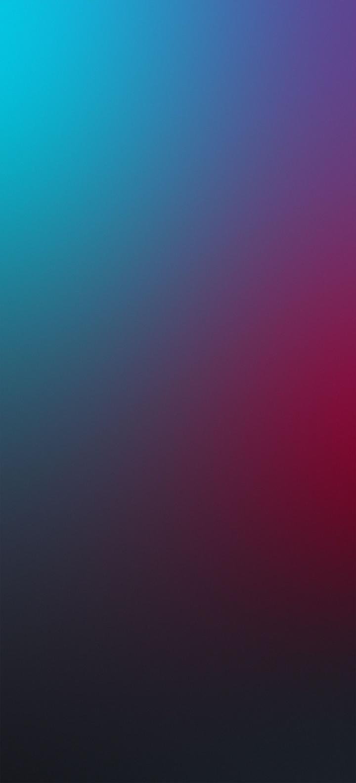 Teal to Burgundy Gradient - apple Wallpaper