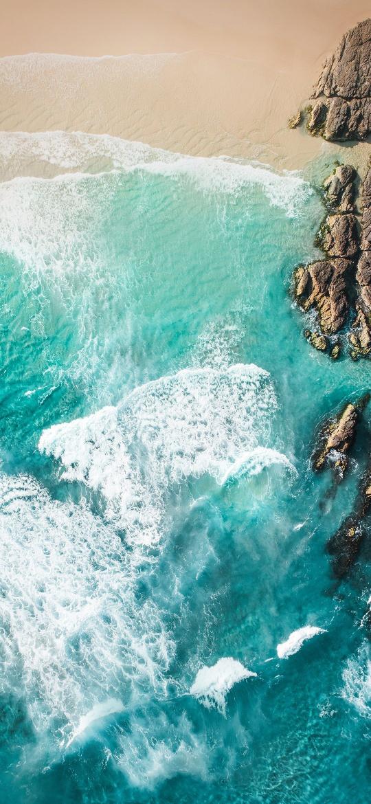 Turquoise Ocean Waves - Related OpersCraft wallpaper