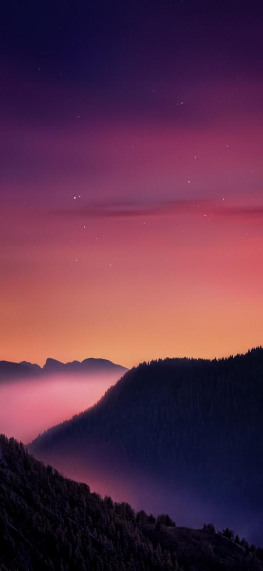 Twilight Mountain Mist - Related StockWalls wallpaper