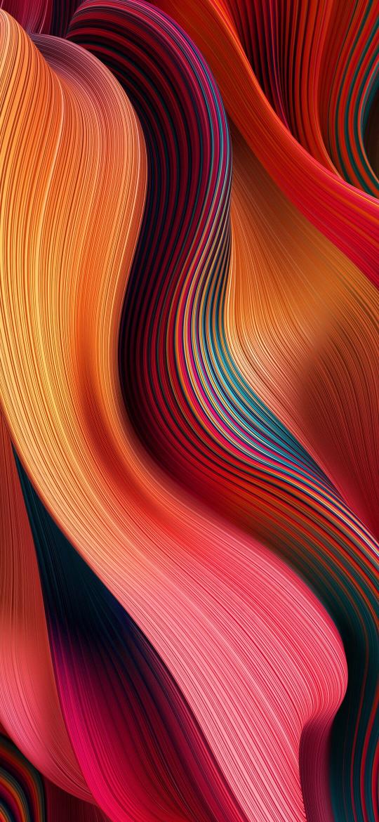Vibrant Abstract Waves - Related StockWalls wallpaper